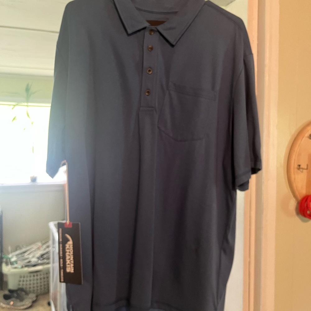 Mountain Khakis Blue Polo Shirt